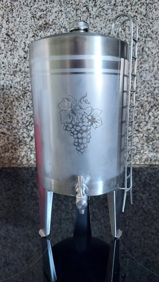 Recipiente Decorativo Metal Vinho Licores