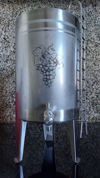 Recipiente Decorativo Metal Vinho Licores