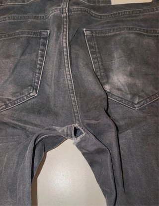 Jeans Zara Slim Fit Neri Taglia 48