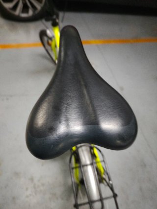 Bicicleta Plegable Amarilla Casi Nueva