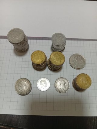 Colección de monedas antiguas
