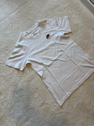 Camiseta Nike Niño Blanca.