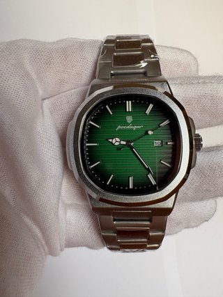 Orologio in Acciaio Inox Poedagar Set Completo
