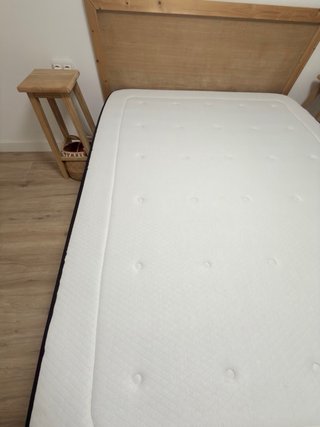 Somier, colchon y cabecero. Dormitorio completo