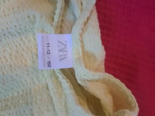 Vestido amarillo niña 11-12 años