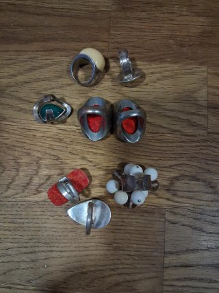 8 Anillos Ajustables algunos, otros no