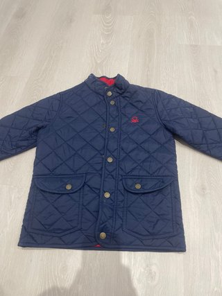 Chaqueta Benetton acolchada azul 8-9 años