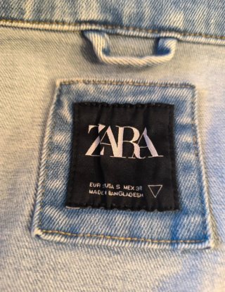 Cazadora vaquera Zara Talla S
