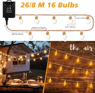 Guirnalda Luces Solares LED NUEVA