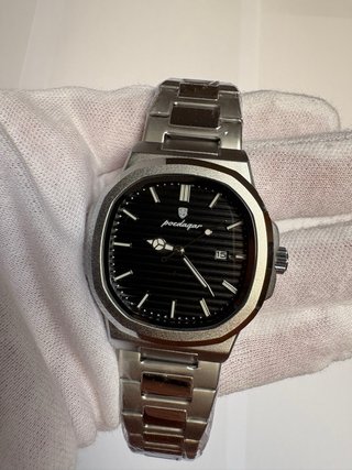 Orologio in Acciaio Inox Poedagar Set Completo