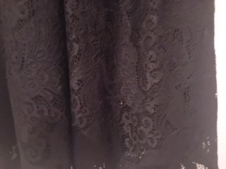 Vestito nero pizzo