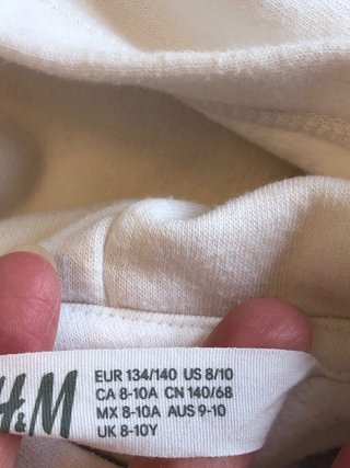 Sudadera NASA H&M T 8-10