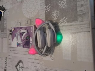 Cascos Bluetooth Infantiles Gato Ajustables