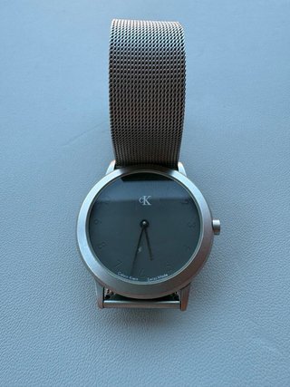 Reloj Calvin Klein Swiss Made Gris/Plata