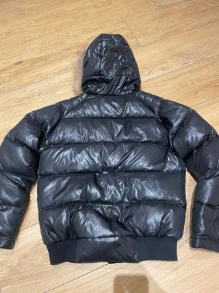 Giubbotto Bomber Donna Nero con Cappuccio