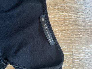 Vestido Negro Zara Talla L