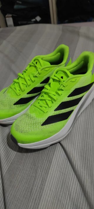 Adidas Duramo Zapatillas, talla 44,Verde Neón