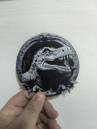 Hueforge Jurassic Park 3D Impresión