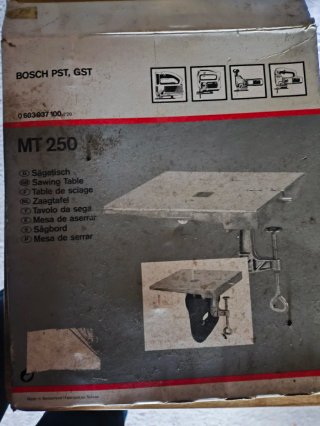 Mesa de sierra Bosch MT 250