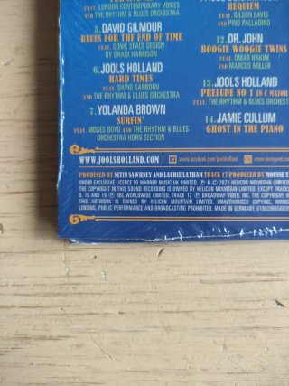 Jools Holland - Pianola Piano & Friends CD