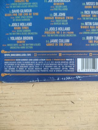 Jools Holland - Pianola Piano & Friends CD