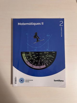Libro de Matemáticas 2º Bachillerato