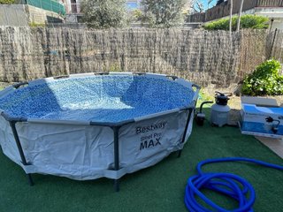 Piscina Bestway Steel Pro MAX 3m y bomba + filtro