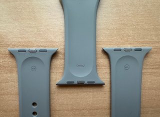 Apple Watch 44mm. Light Gray Titanium Sport Band