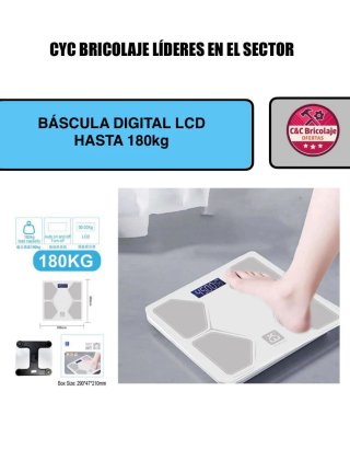 Báscula Digital LCD fino a 180kg