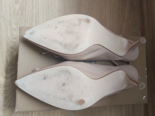 Zapatos Gloria Ortiz Beige/Rosa Talla 38