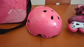 Patines y equipo de protección infantil completo
