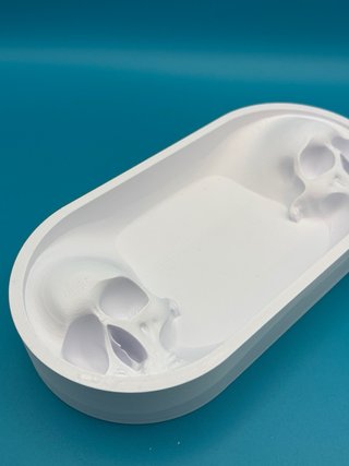 Vassoio decorativo teschi 22cm