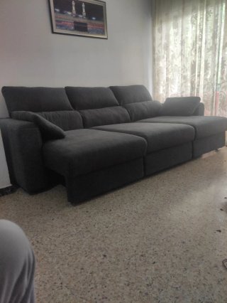 Sofá modular Ikea 3 plazas gris