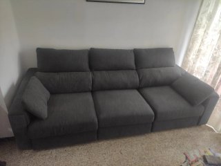 Sofá modular Ikea 3 plazas gris