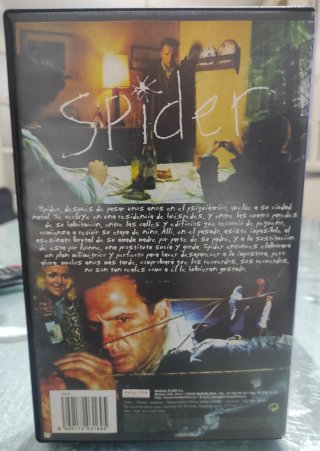 Spider VHS David Cronenberg Terror Thriller