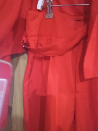Traje pantalón rojo talla M