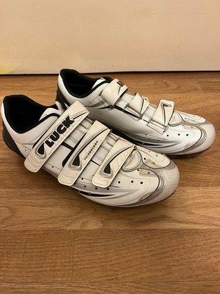 Zapatillas Ciclismo LUCK Blancas talla 44