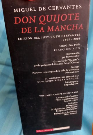 Don Quijote de la Mancha.Edición Instituto Cervant