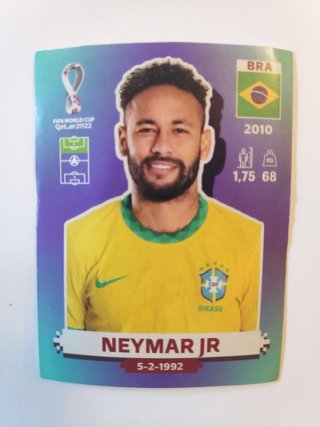 Cromo Panini Mundial Qatar 2022 Neymar JR
