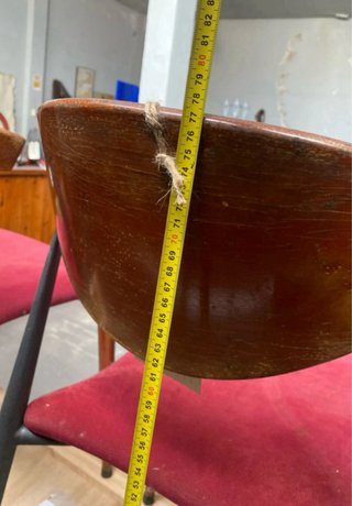 Sillas Vintage Madera y Terciopelo.