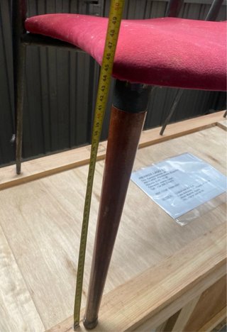Sillas Vintage Madera y Terciopelo.