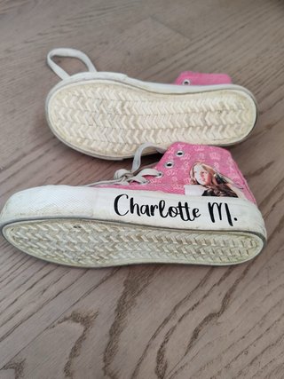 Sneakers alte rosa Charlotte M. taglia 32