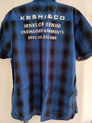 Camisa cuadros KOROSHI&CO XXXL