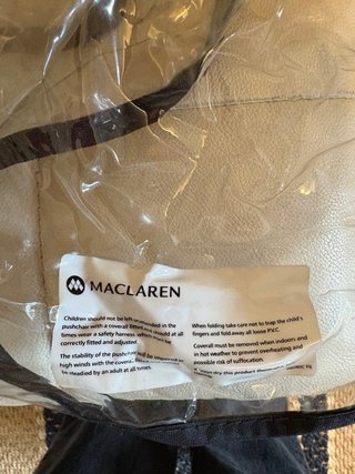 Plástico lluvia para carrito McLaren