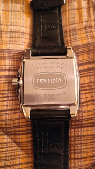 Orologio Festina Multifunzione Nero Argento