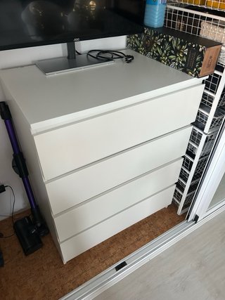 Cómoda IKEA MALM Blanca