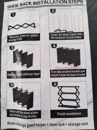 Scarpiera Montabile Metallo e Plastica