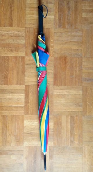 Paraguas grande multicolor