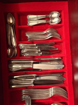 Cubertería completa para 10 personas