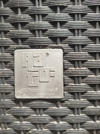 Set 4 Vasi Rattan Grigio